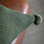 Moss Stitched PomPom Cushion Olive