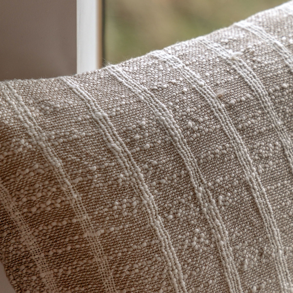 Melford Stripe Cushion Sand