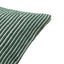 Ula Pinstripe Cushion Green