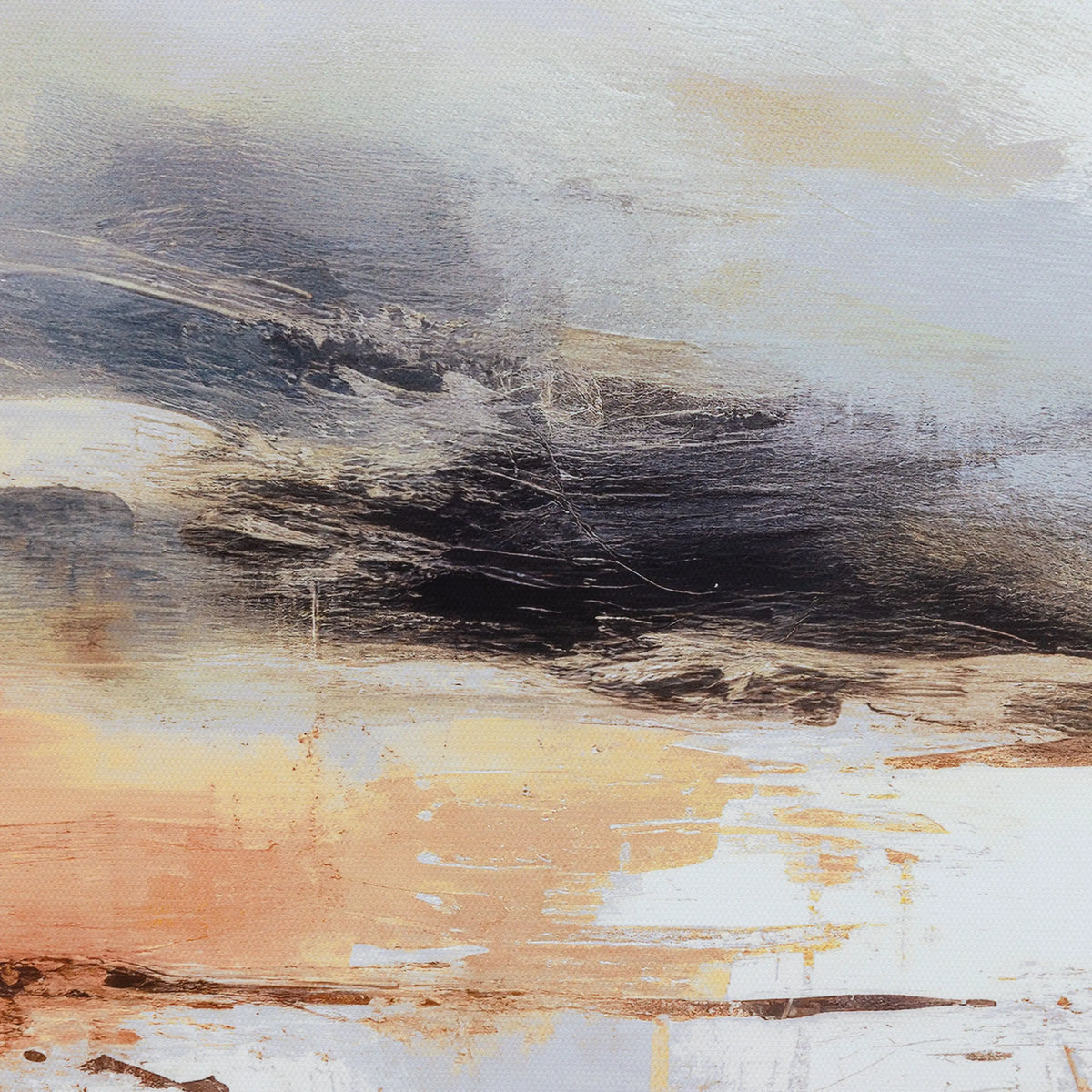 Warm Horizon Framed Canvas