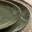 Organic Beaded Side Plate Olive 4pk