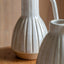 Cromer Ceramic Handled Vase White Small