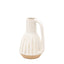 Cromer Ceramic Handled Vase White Small