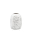 Meadow Embossed Ceramic Vase Stone Small