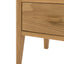 Camden 2 Drawer Bedside Natural