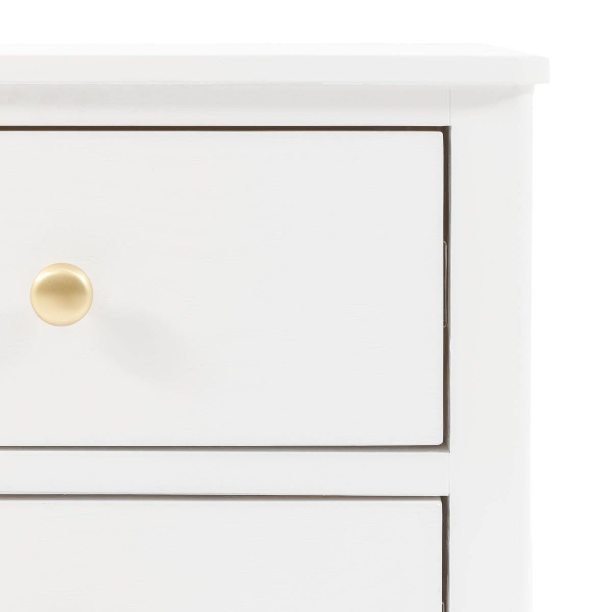 Acton 2 Drawer Bedside White
