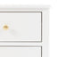 Acton 2 Drawer Bedside White