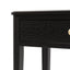 Acton 2 Drawer Console Black