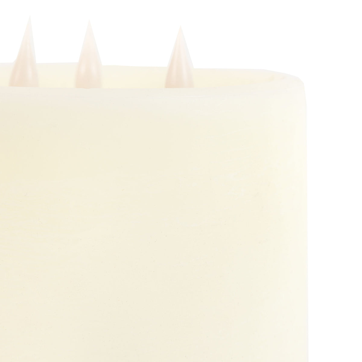 LED 3 Wick Candle Ivory