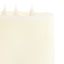 LED 3 Wick Candle Ivory