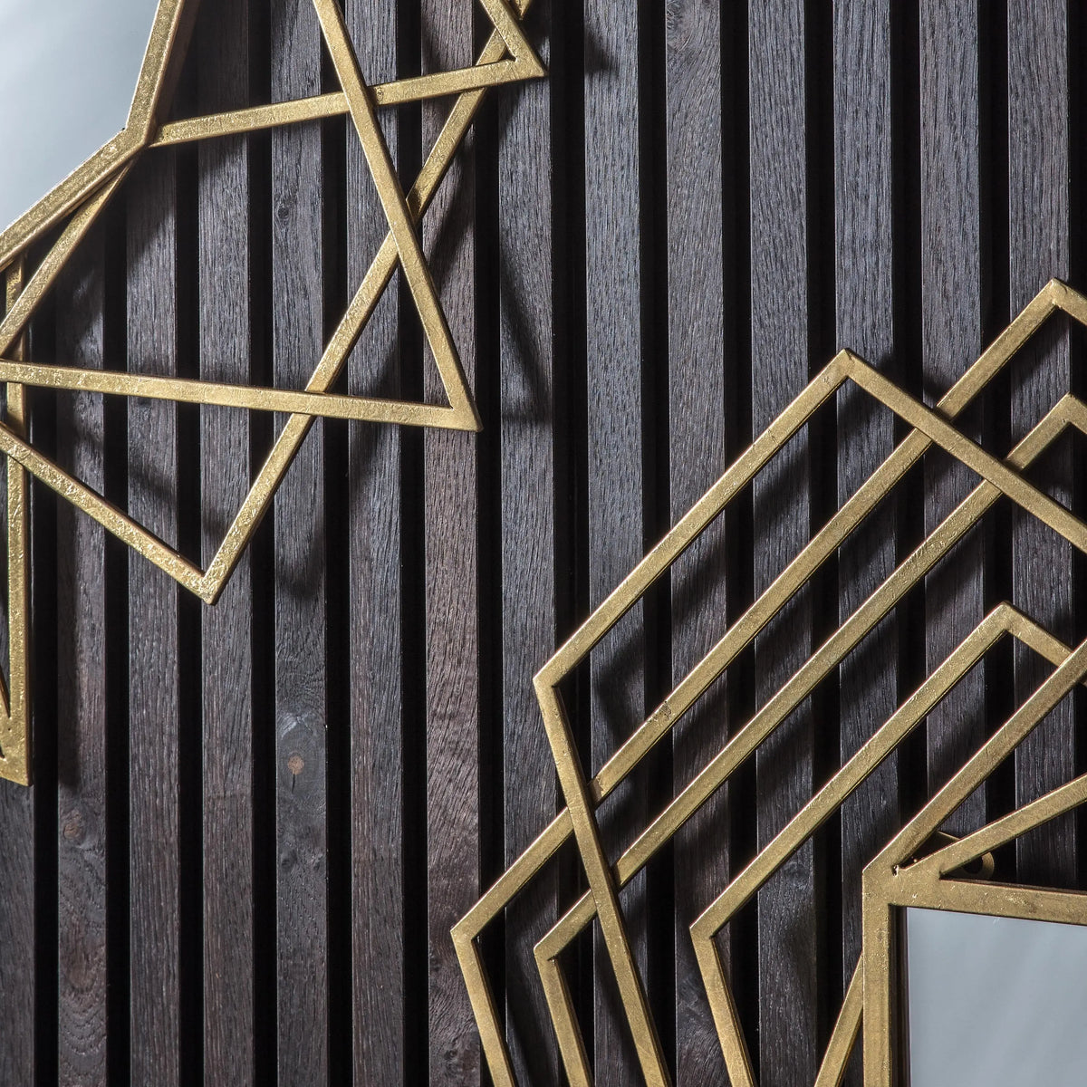 Specter Rectangle Mirror Gold