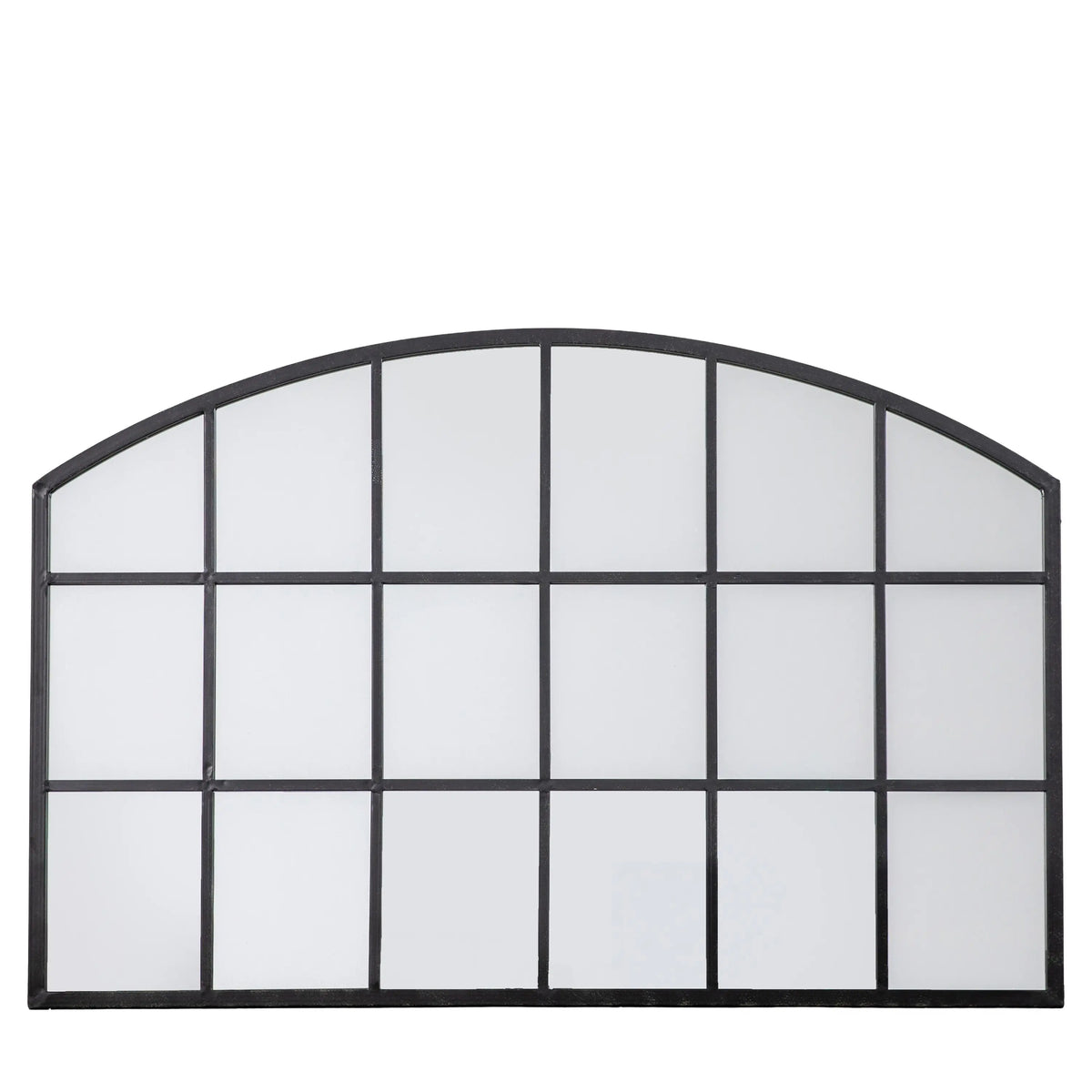 Wingham Arch Mirror Black Large
