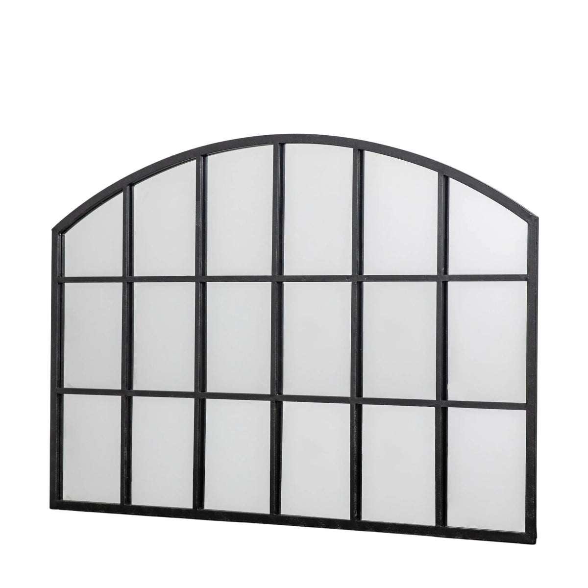 Wingham Arch Mirror Black Large