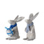 Gifting Hares Grey Set of 2