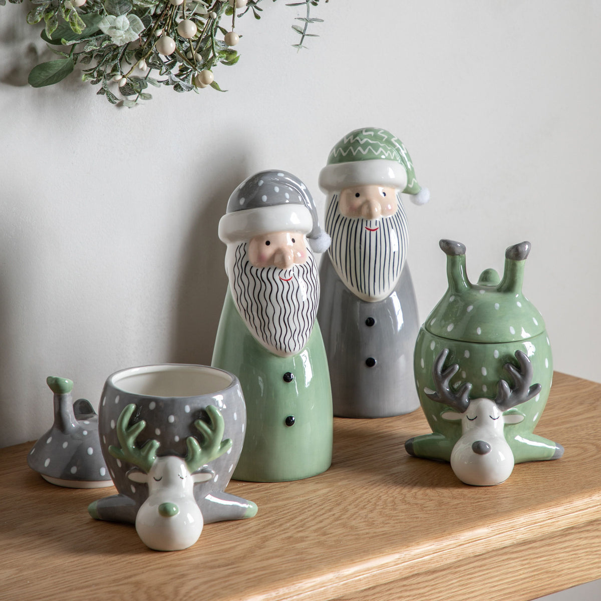 Santa Decor Large Green