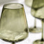 Wine Glass Smokey Green 4pk