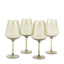Wine Glass Smokey Green 4pk