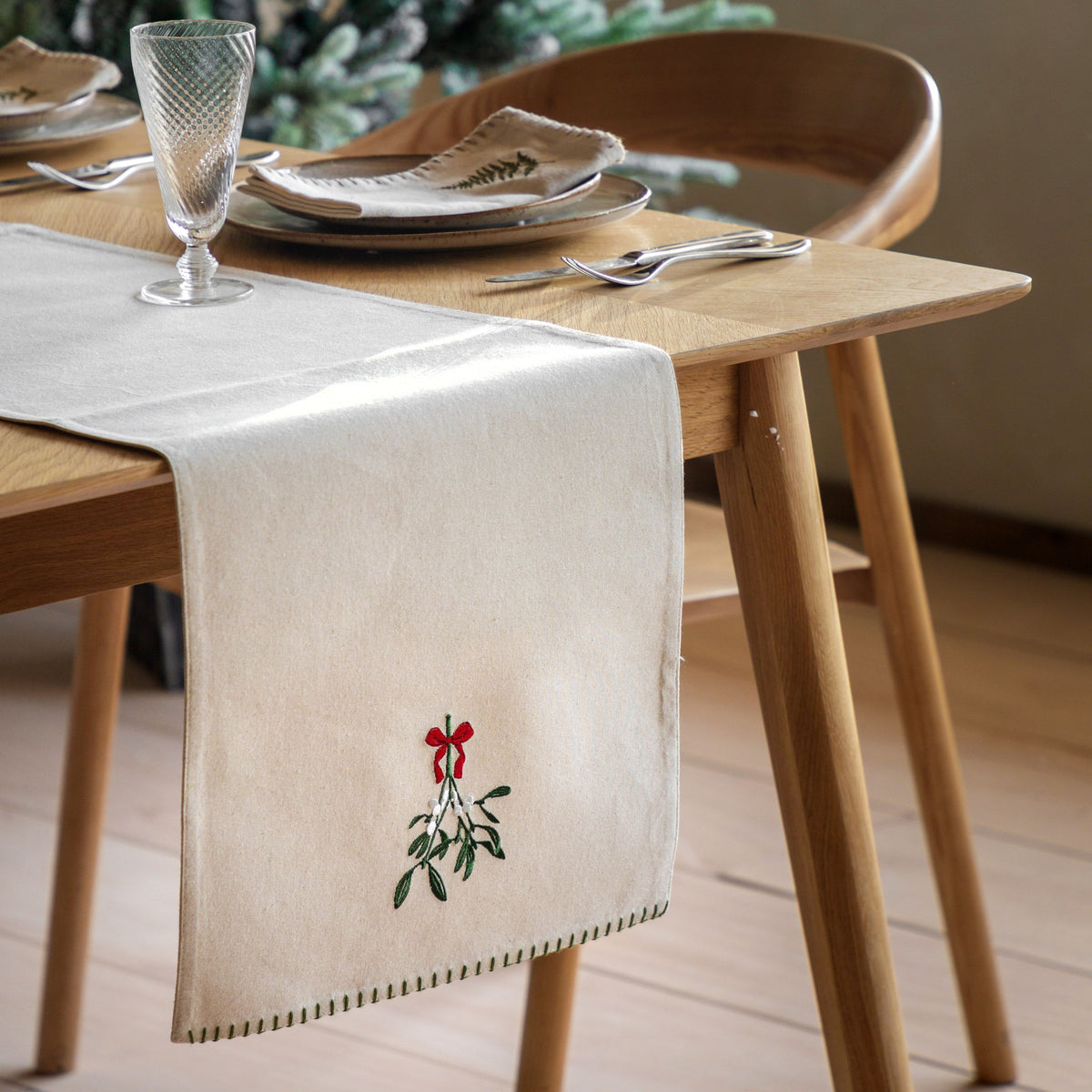 Woodland Christmas Table Runner Small