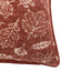 Autumn Leaf Chenille Cushion Rust