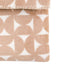 Modern Geo Flannel Throw Taupe