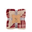 Tartan Sherpa Throw Mulberry
