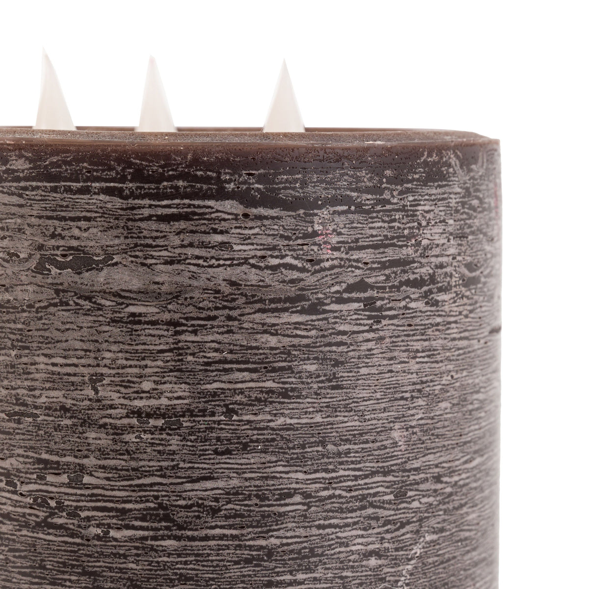 LED 3 Wick Candle Mocha