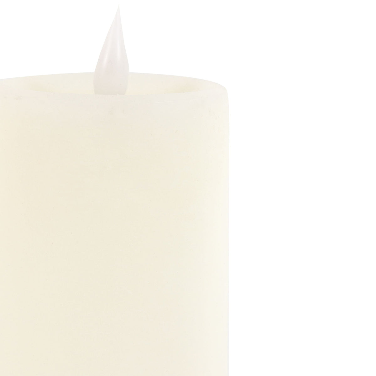 LED 1 Wick Candle Ivory 3pk