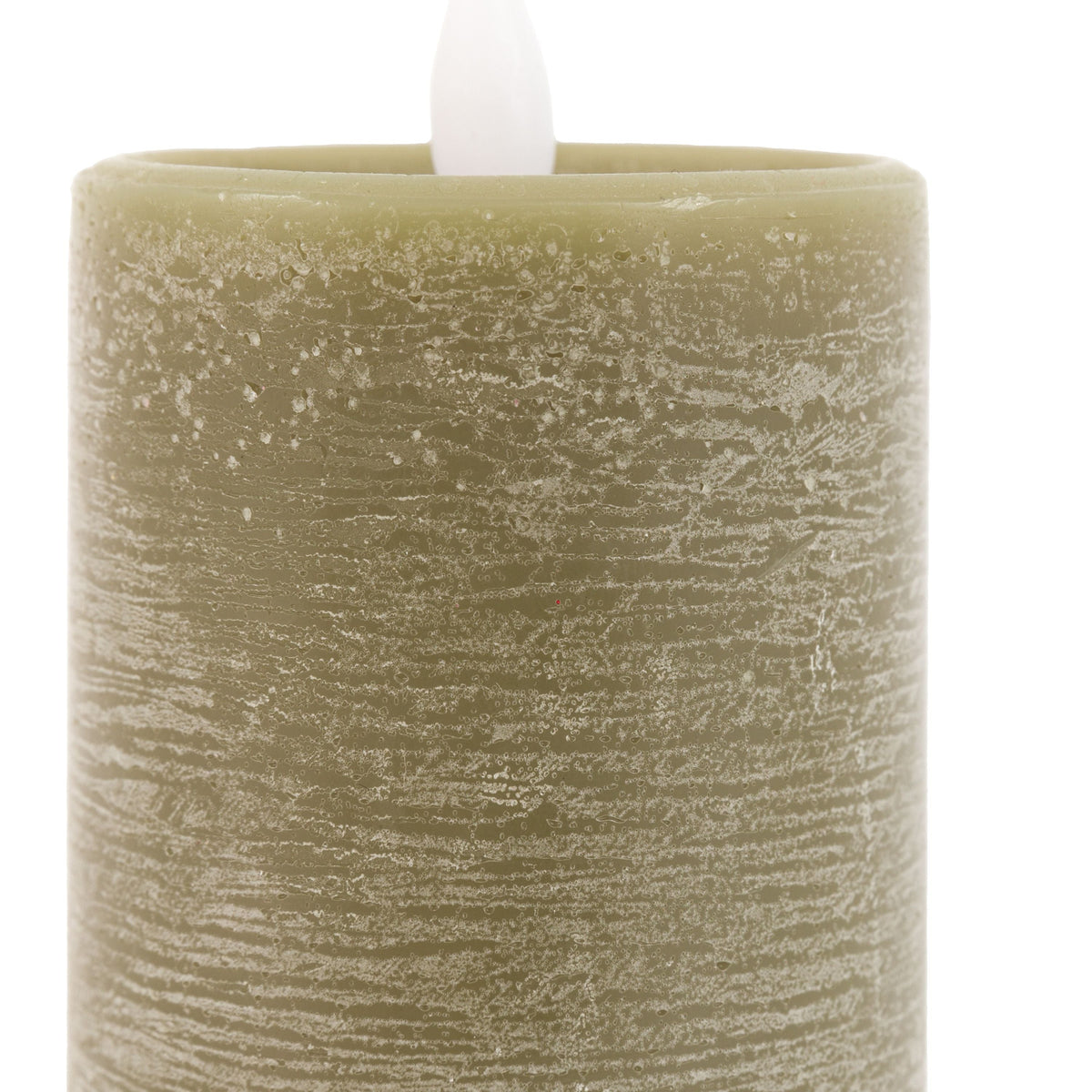 LED 1 Wick Candle Olive 3pk