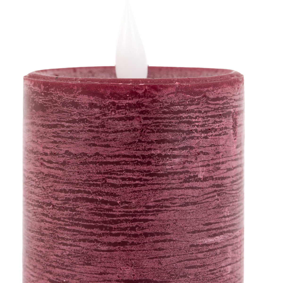 LED 1 Wick Candle Oxblood 3pk