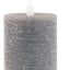 LED 1 Wick Candle Grey 3pk