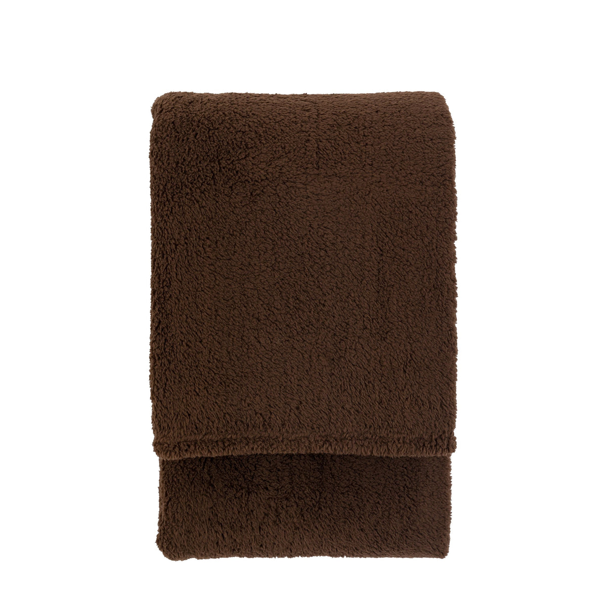 Teddy Fleece Throw Chocolate