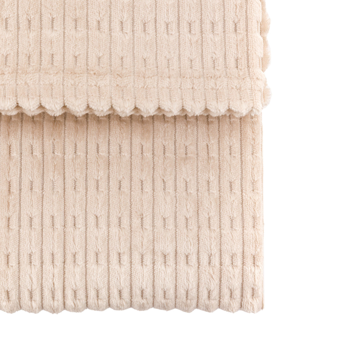 Winson Flannel Throw Taupe