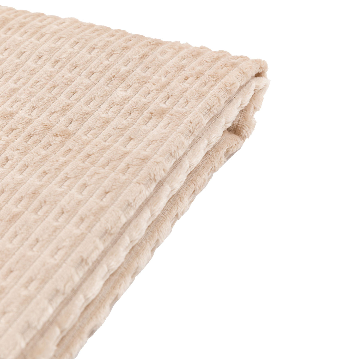 Winson Flannel Throw Taupe