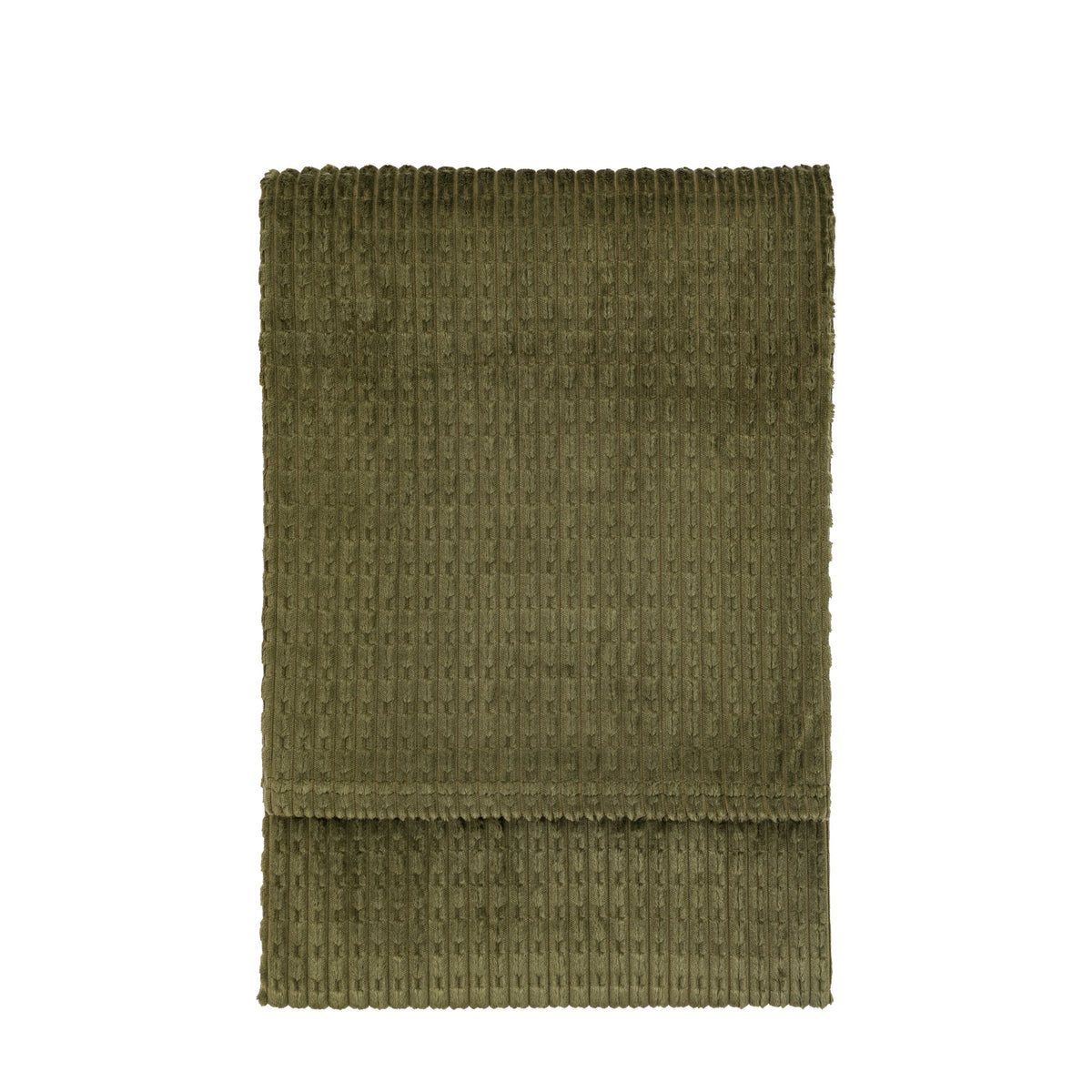 Winson Flannel Throw Olive