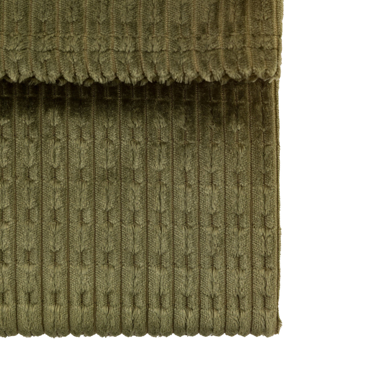 Winson Flannel Throw Olive