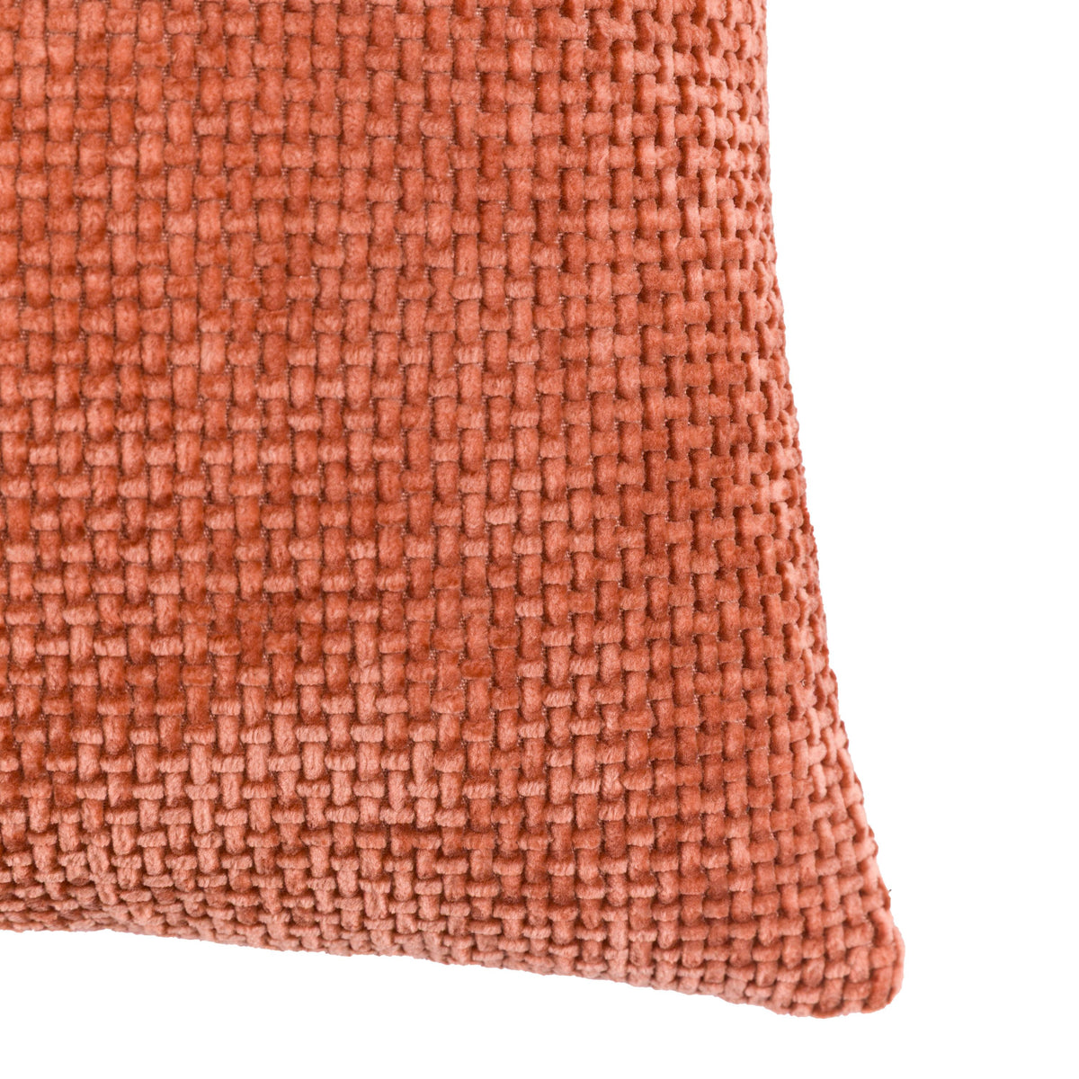 Basketweave Cushion Rust 2pk