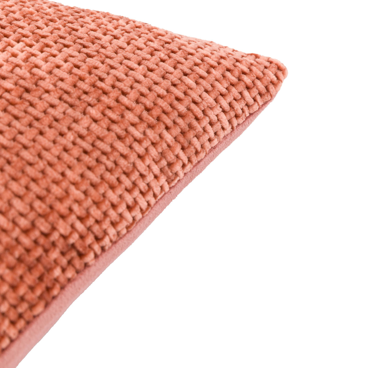 Basketweave Cushion Rust 2pk
