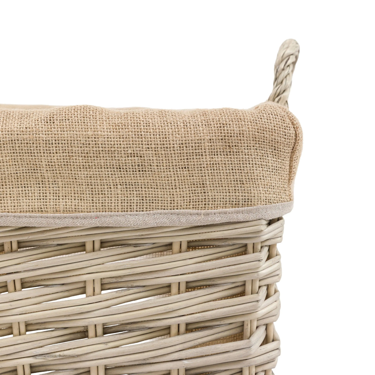 Faden Square Lined Basket Natural Set of 3