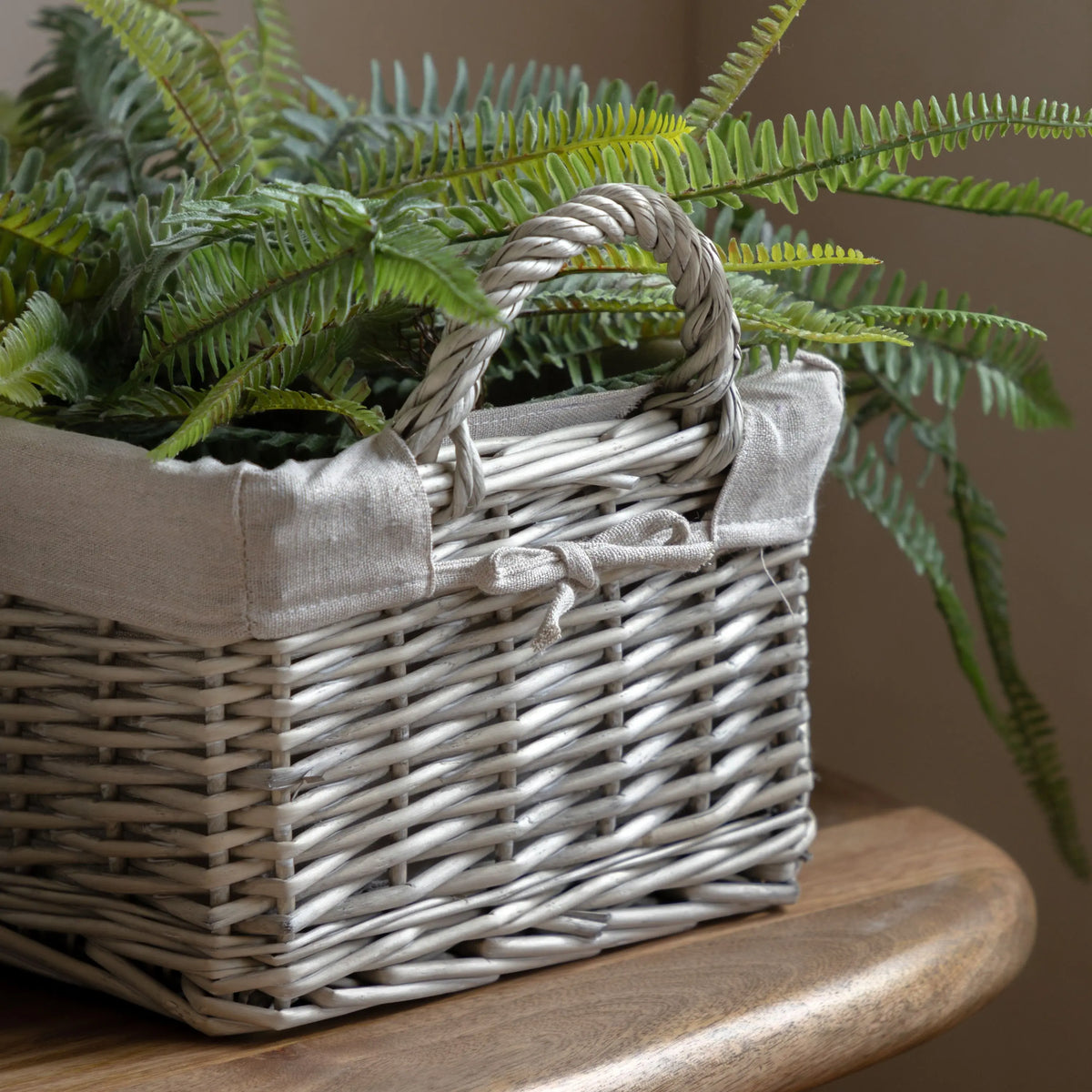 Rama Lined Baskets Natural Set of 3