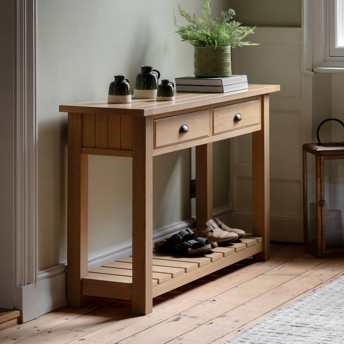 Eton 2 Drawer Console Natural
