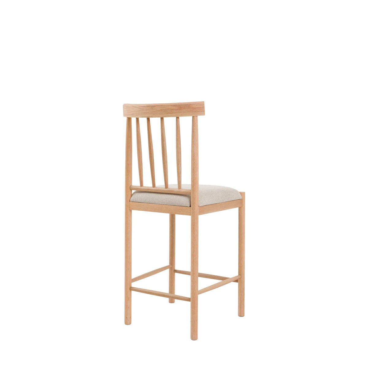 Eton Upholstered Bar Stool Natural 2pk