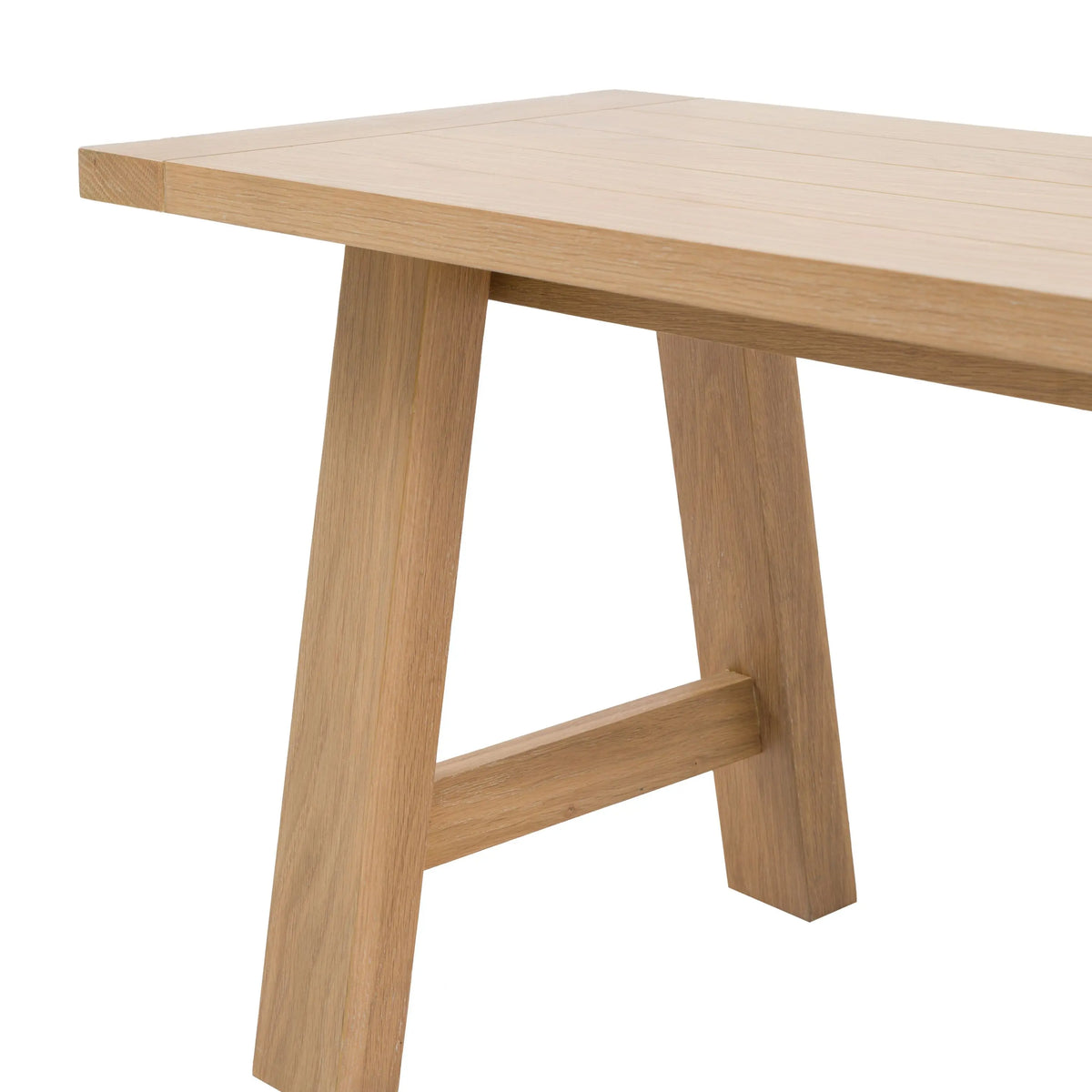 Eton Trestle Dining Bench Natural