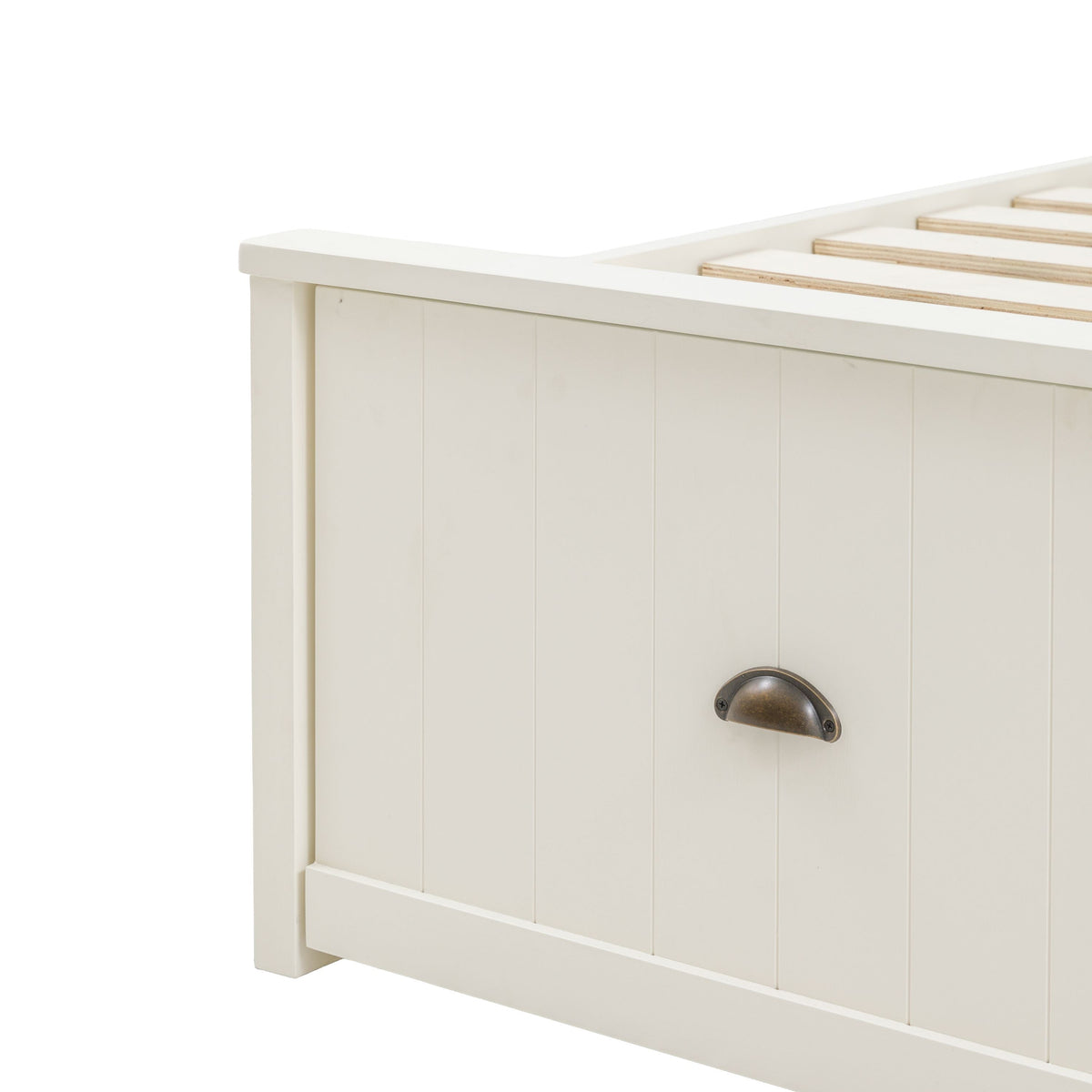 Eton 2 Drawer Storage Bed King White