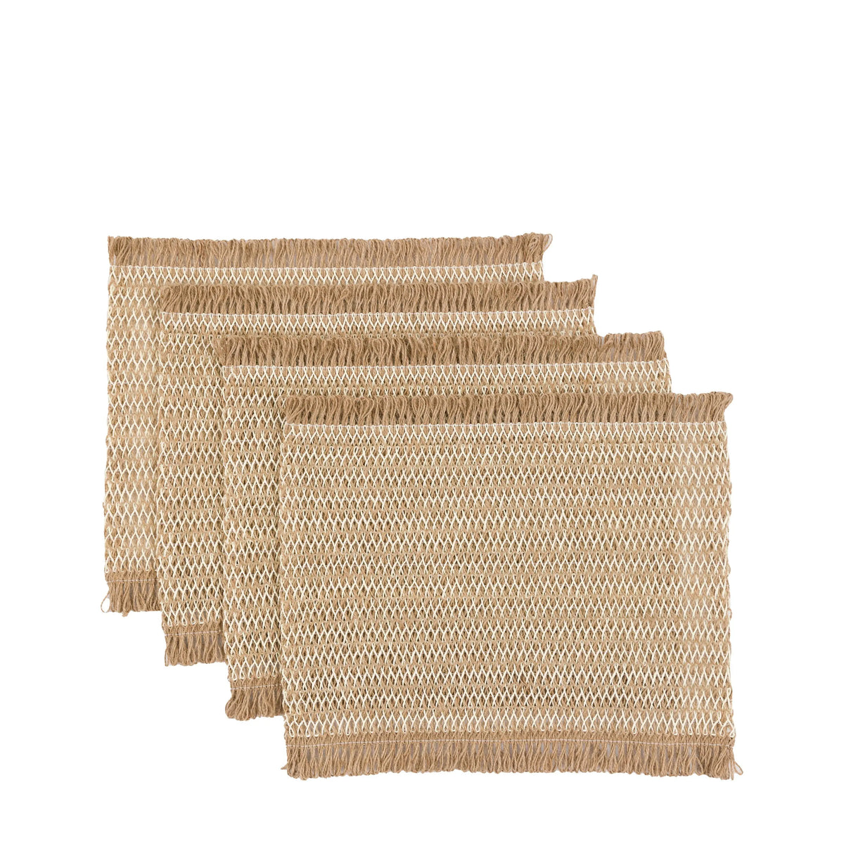 Striped Jute Placemats 4pk