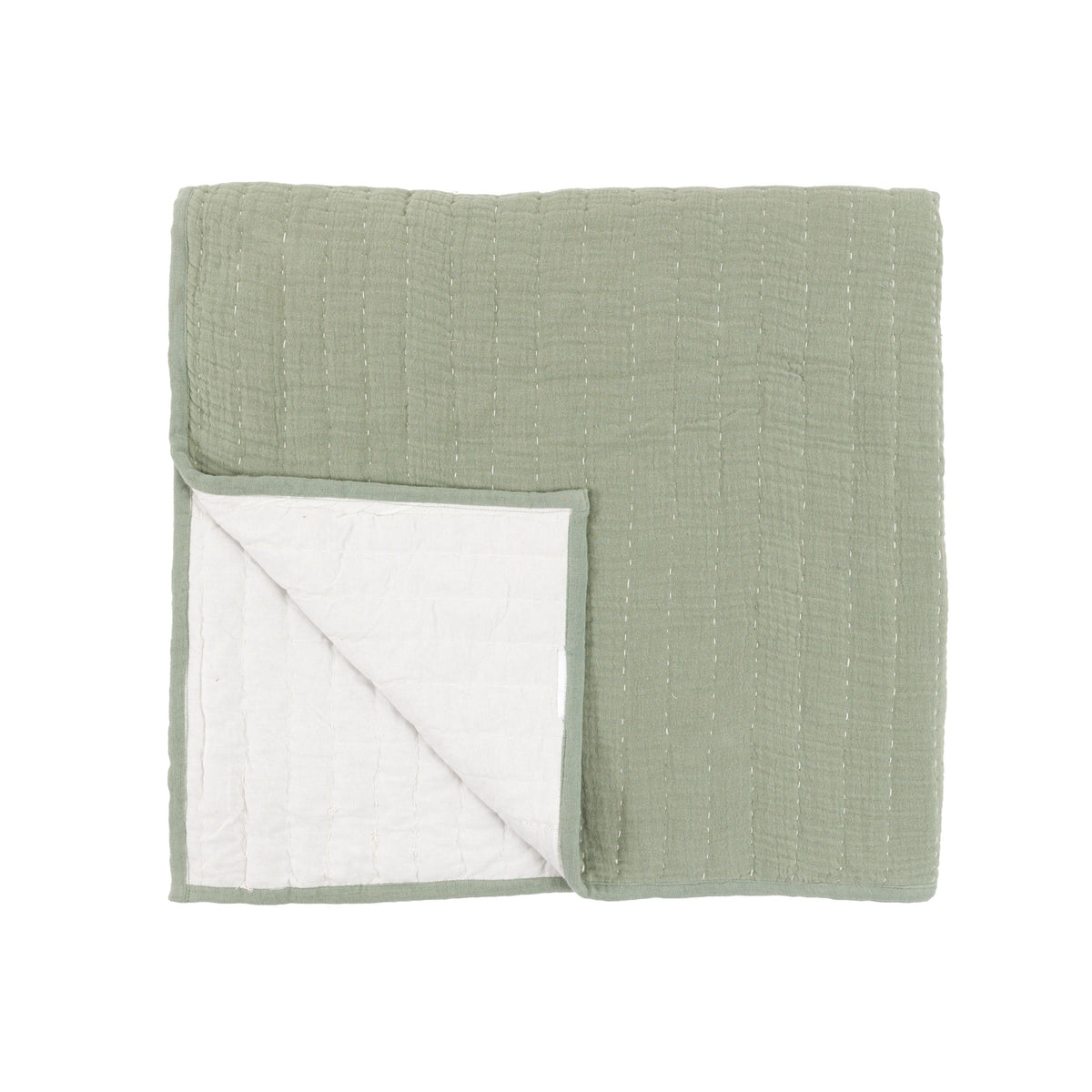 Alcove Gauze Bedspread Sage