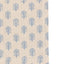 Fleur Floral Stamp Napkins Blue 4pk