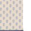 Fleur Floral Stamp Table Runner Blue