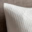 Mira Jacquard Quilt Cover Set White Single