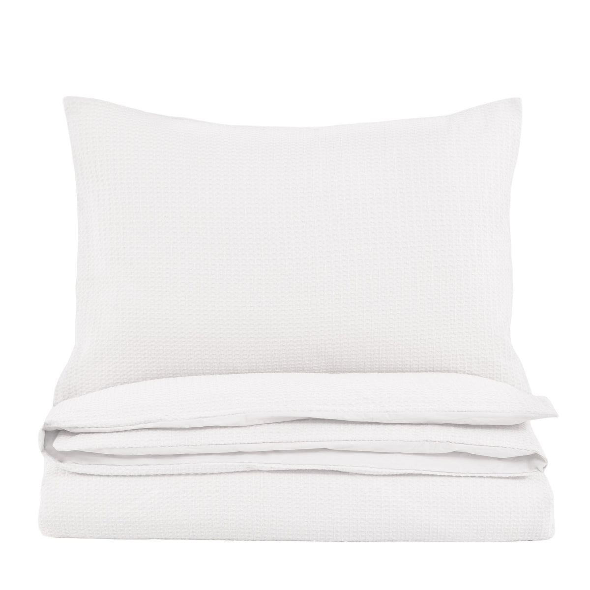 Mira Jacquard Quilt Cover Set White King