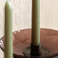 Tapered Dinner Candles Olive 8pk